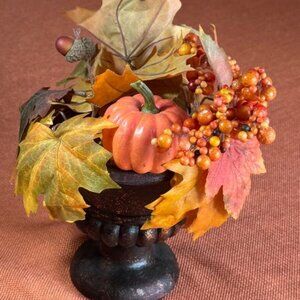 Autumn Fall Halloween Thanksgiving Tabletop Centerpiece